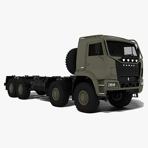 KAMAZ 6560 8x8 Heavy Duty Truck 3D model