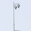 Tokyo street lamp 3D model
