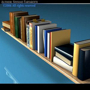 books shelf 3ds