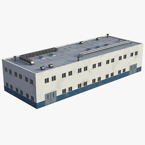 3D model industrial building unit