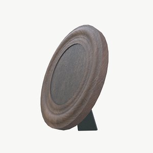 3D Circular Photo Frame model