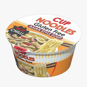 3D Noodles Cup 03 Low Poly model