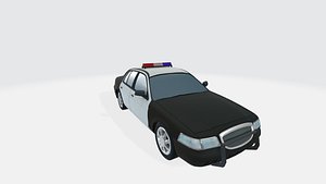 3D model police car