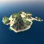 realistic tropical island 3D