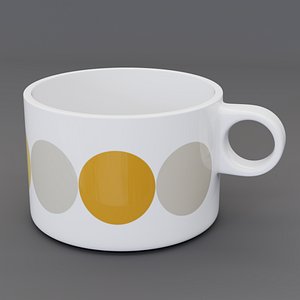 3D Ikea Broggan Mug model