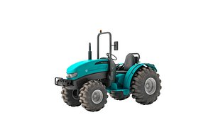 3D Farm Tractor 05