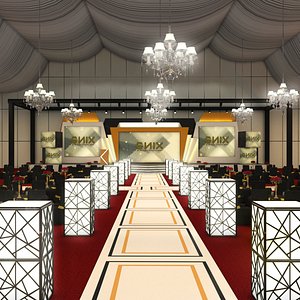 Corporate Event Stage and Hall