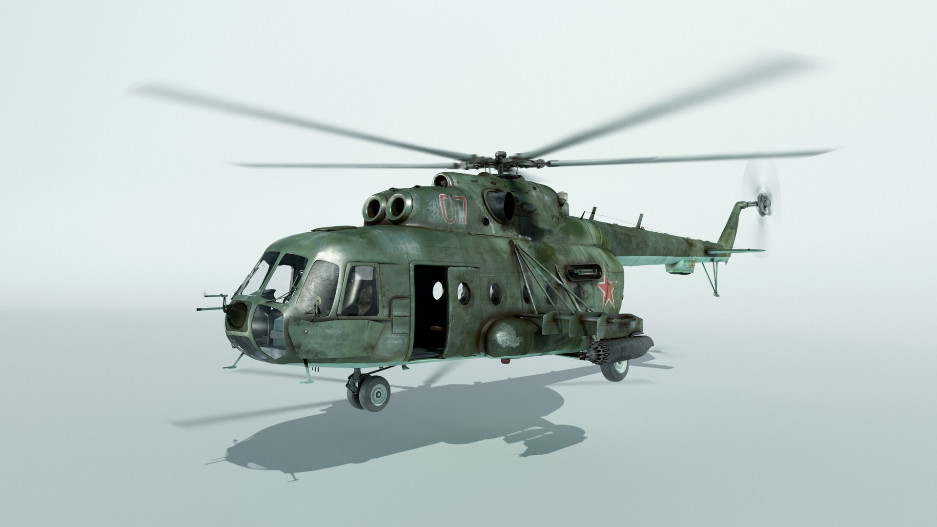 Mi 8 Helicopter 3d Model - Turbosquid 1306251