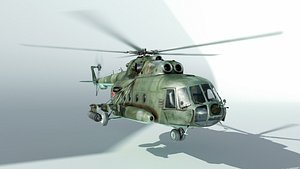 mi 8 helicopter 3D model