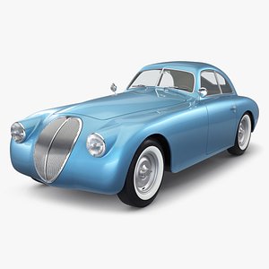 3D model Generic Retro Sport Car M 1