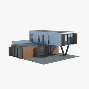3D Container House model