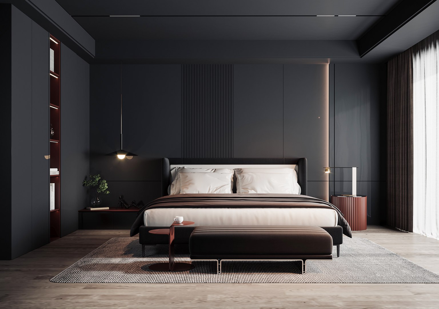 Modern Bedroom 3d Model Turbosquid 2029939