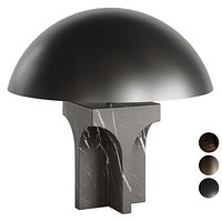 FENDI ROXIE TABLE LAMP MARQUINA BLACK MARBLE