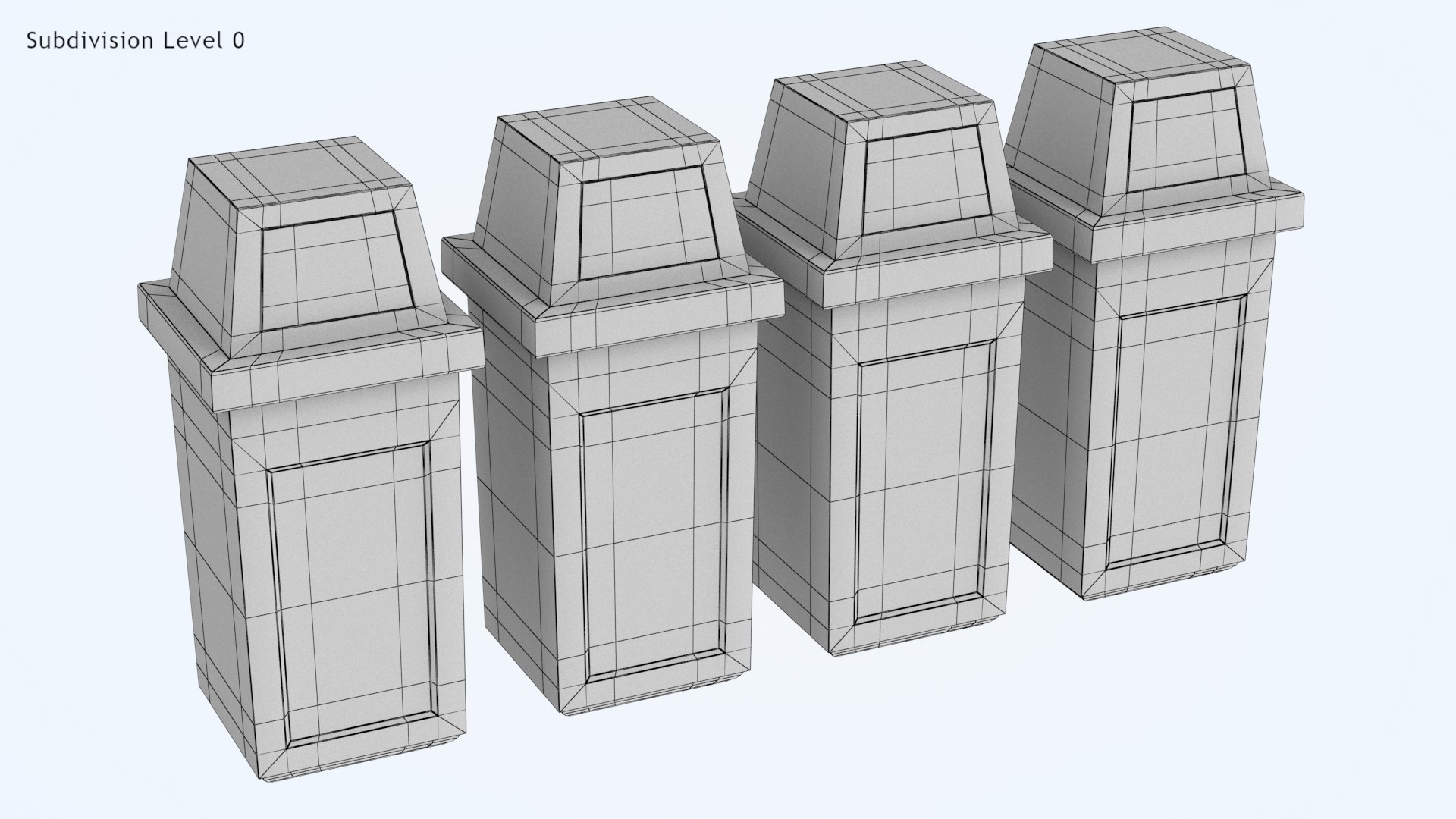 hooded recycle bins 3D model https://p.turbosquid.com/ts-thumb/tK/cXWnE1/VVavQBMx/trashcan_wire0001copy/jpg/1573363953/1920x1080/fit_q87/3be6f3f2a0da7adf8b677657062fe5b4986bc1d3/trashcan_wire0001copy.jpg