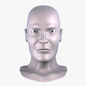 Male head for Sculpting