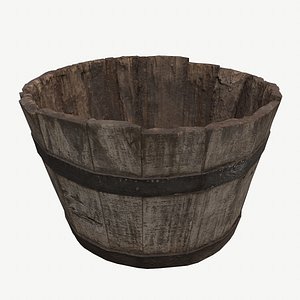 Wooden Small Bucket