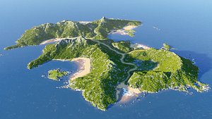 Habitable island 3D