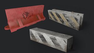 roadblocks concrete barriers