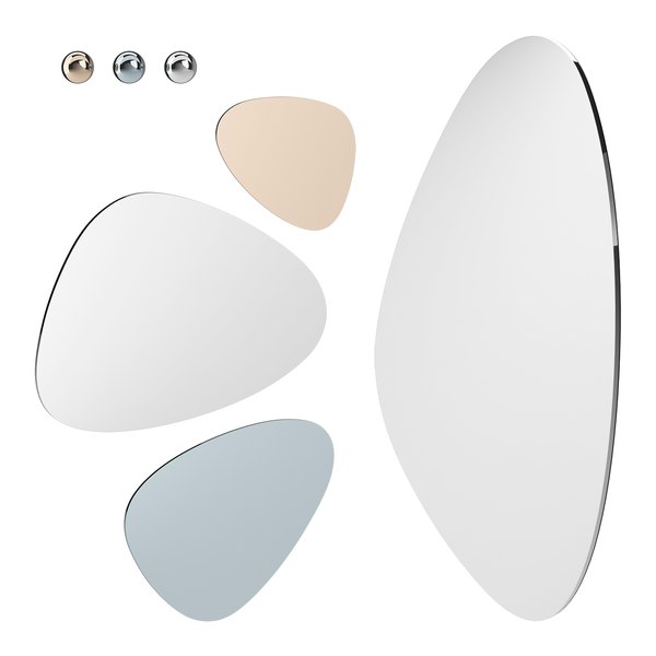 modelo 3d Set of mirrors 04 - TurboSquid 1906623