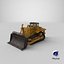 3D model Bulldozer PBR