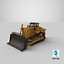 3D model Bulldozer PBR