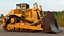 3D model Bulldozer PBR