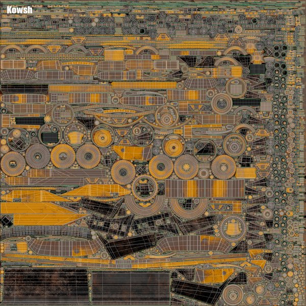 modelo 3d Bulldozer PBR - TurboSquid 2160047