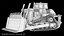 3D model Bulldozer PBR
