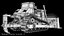 3D model Bulldozer PBR
