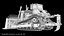 3D model Bulldozer PBR