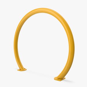 Street Bicycle Parking Yellow