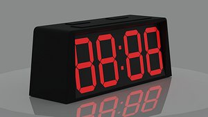 Modern Alarm Clock 3D model