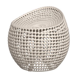 Palecek manhattan ivory swivel stool