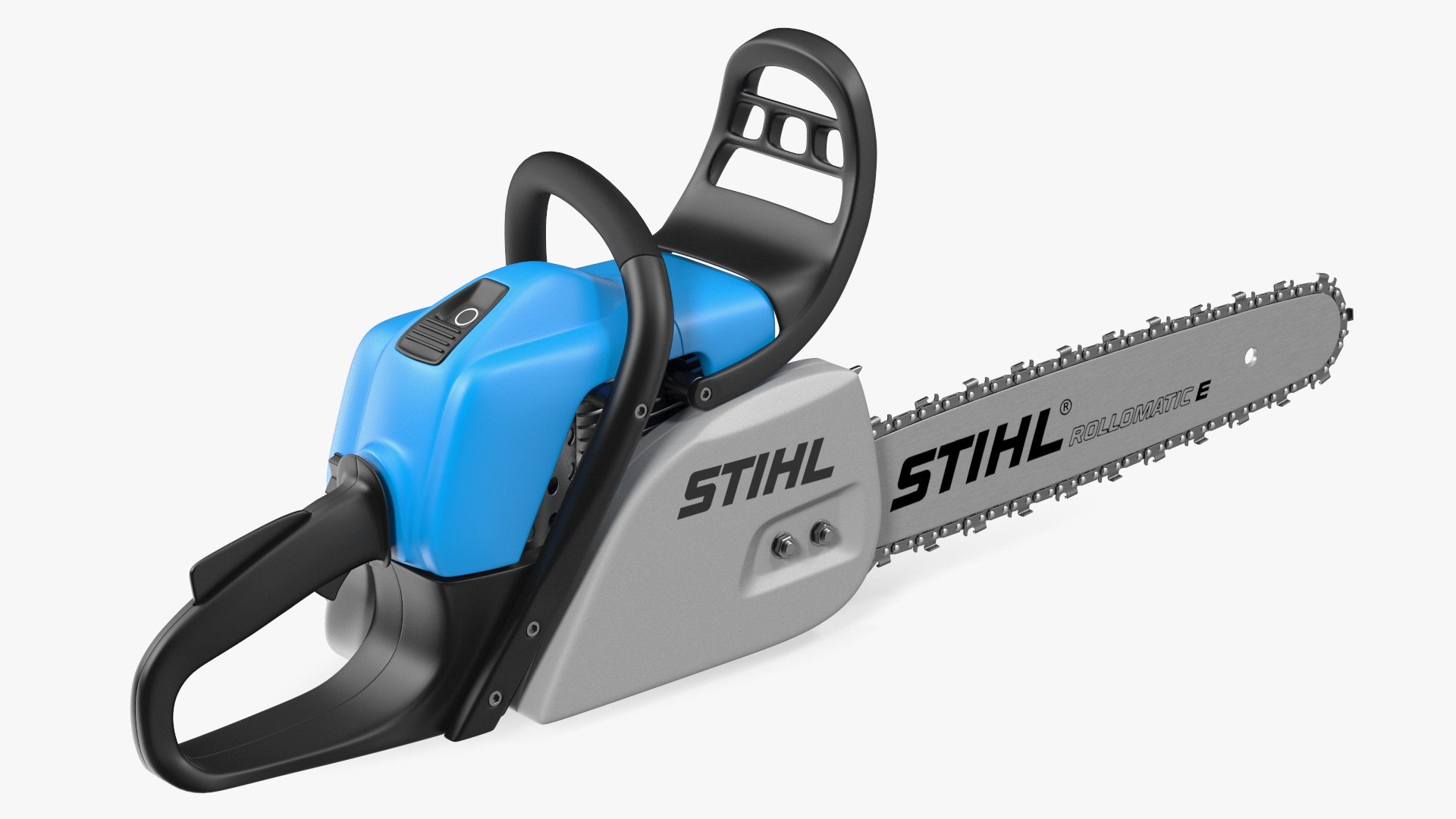 Stihl Rear Handle Chainsaw 3D model preview
