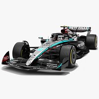 Mercedes F1 W15 2024 Formula 1 Race Car