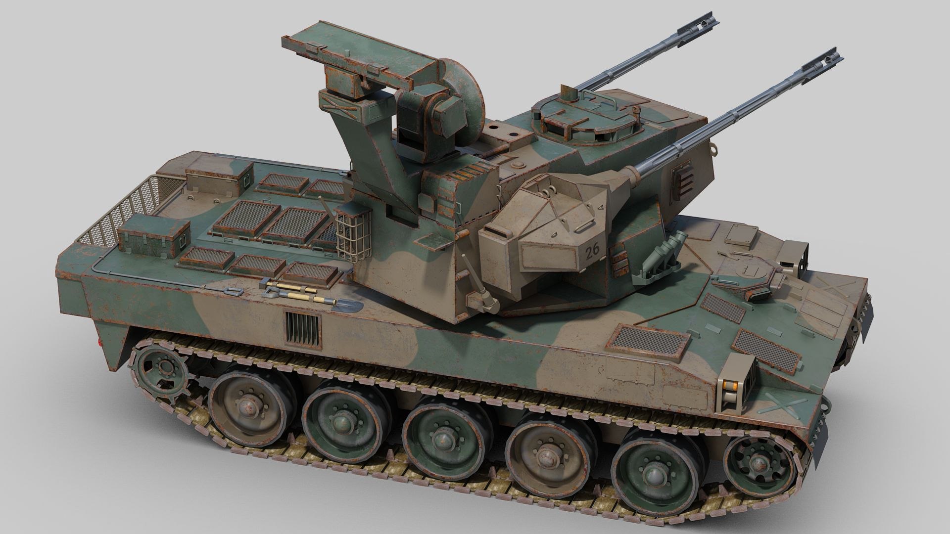 3ds Max Ese Type 87 Spaag