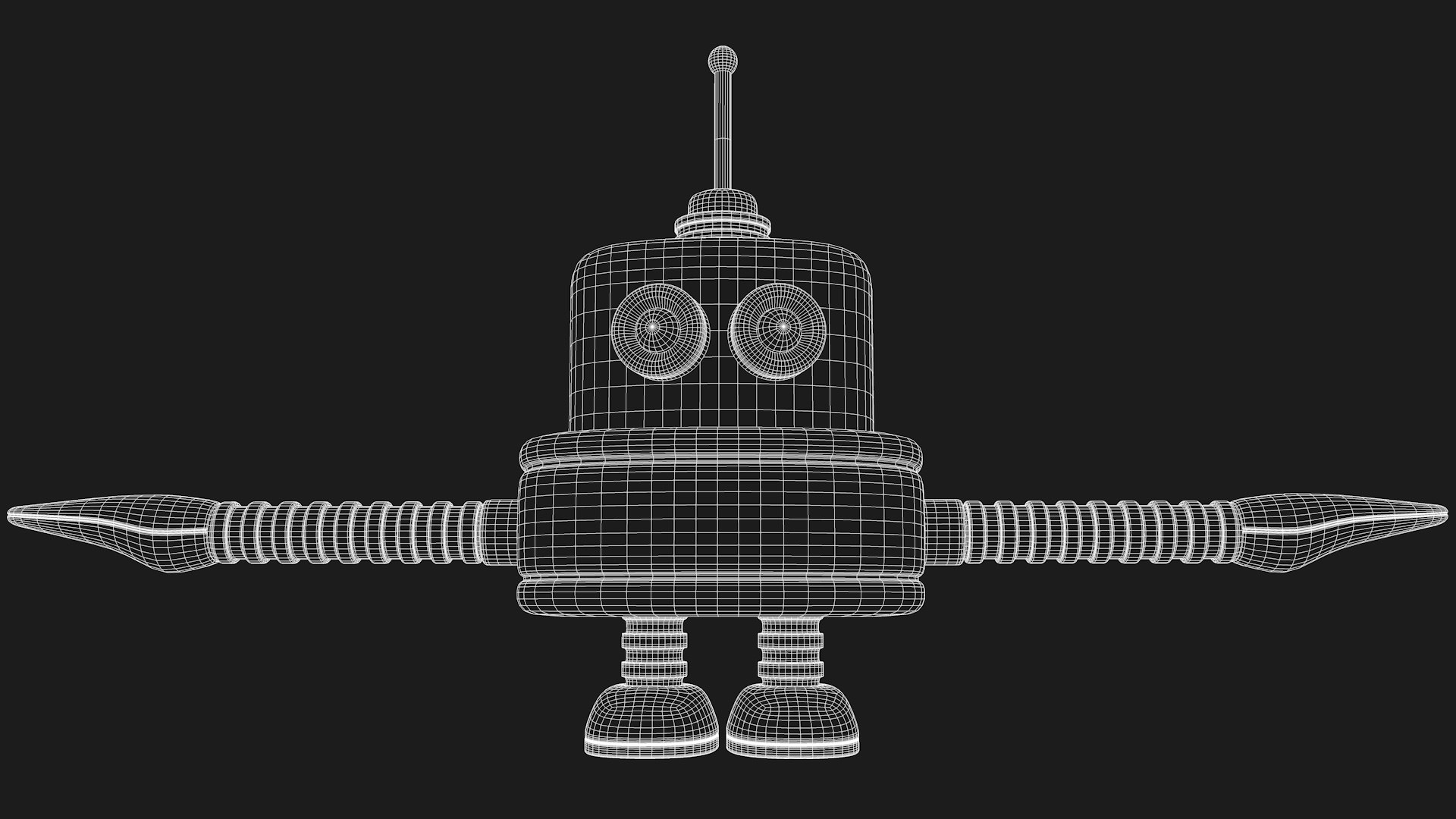 Robot(1) model https://p.turbosquid.com/ts-thumb/tL/BxdQSz/ZM/wireframe_01/jpg/1617206076/1920x1080/fit_q87/a904c9bb7af1da380578f1225c38cd20ef9328a4/wireframe_01.jpg