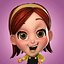 Cartoon Mädchen
