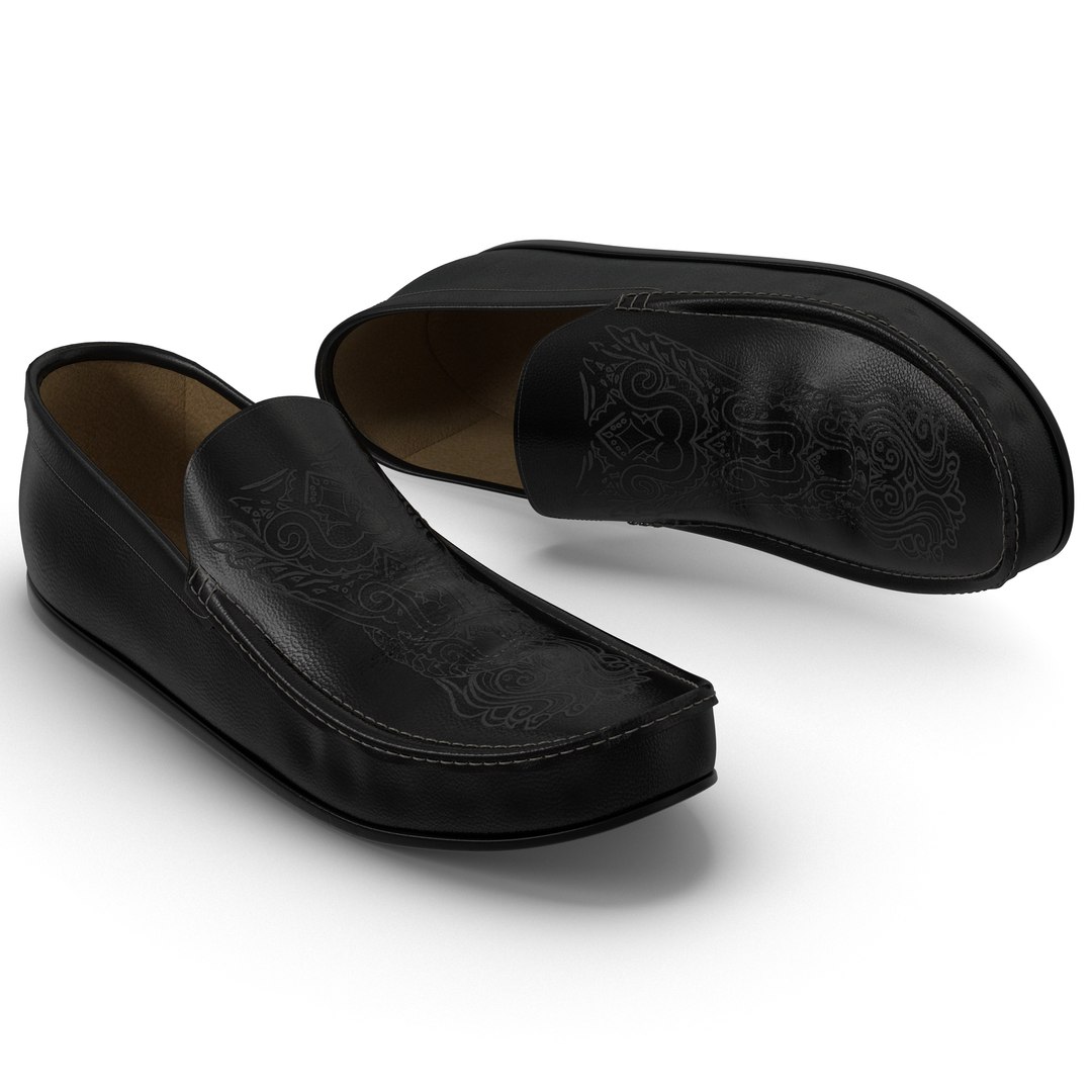 Man Shoes 7 3D Model 3D model preview