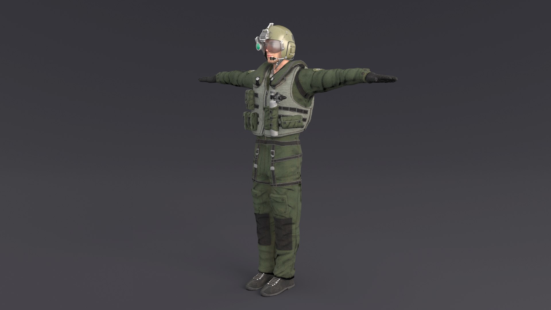 3D Pilot Rigged - TurboSquid 2253792
