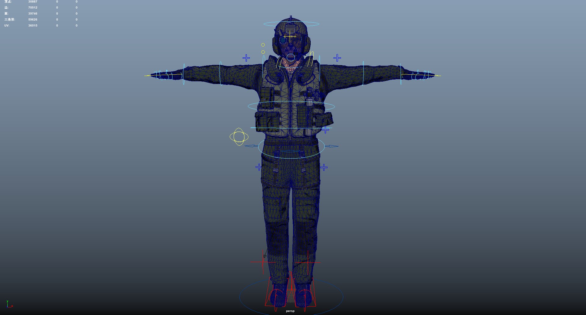 3D Pilot Rigged - TurboSquid 2253792