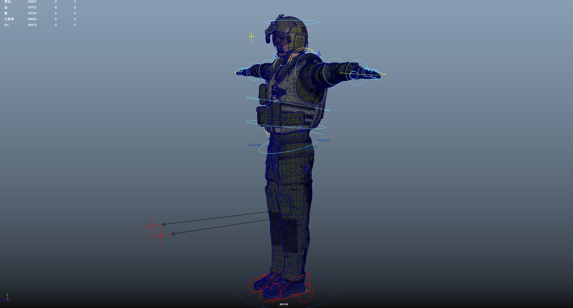 3D Pilot Rigged - TurboSquid 2253792