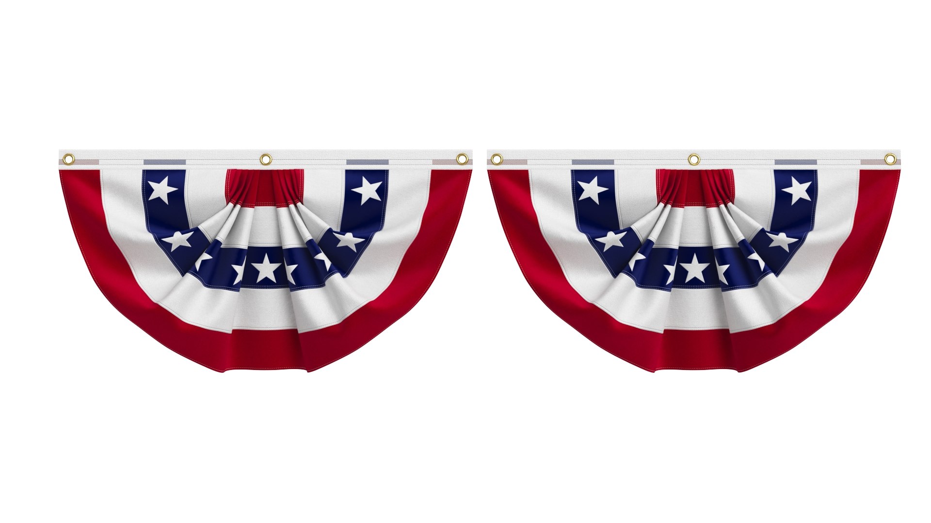 3D model United States Flag Bunting - TurboSquid 2125823