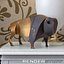 Buffalo bison copper statuette souvenir