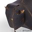 Buffalo bison copper statuette souvenir