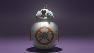BB8 droid 3D model
