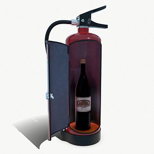 3D extinguisher bar model