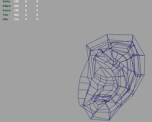 ear quad 3d obj