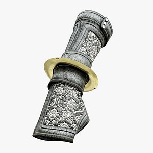 Medieval Leather Gloves model