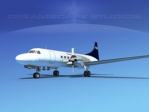 3d propellers convair cv-580 model